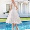 Vestidos de novia 2022 sencillos cortos
