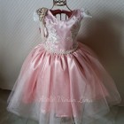 Vestido de princesa rosa